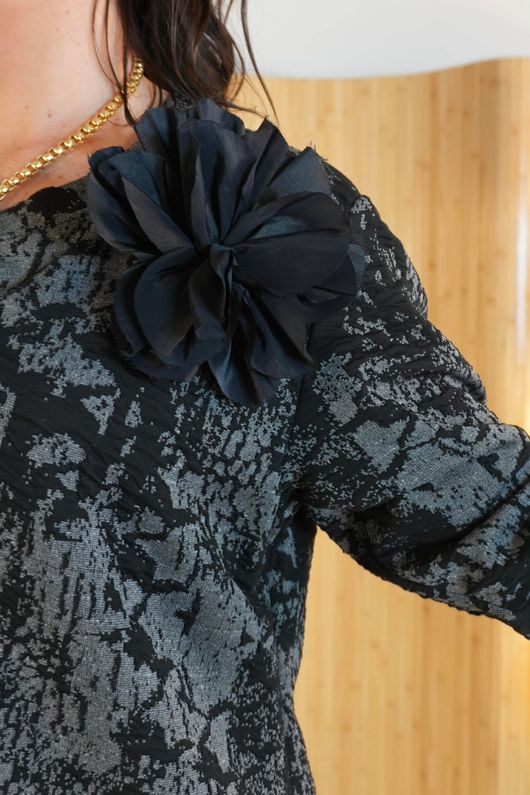 Oscar Harley 2-in-1 Dress Black